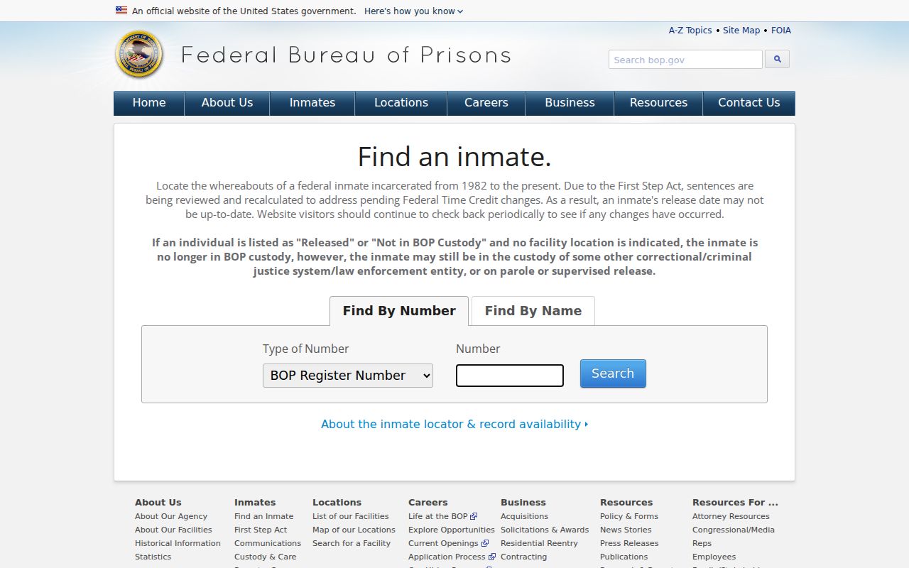 Federal inmate locator after a Jefferson Davis Parish arrest