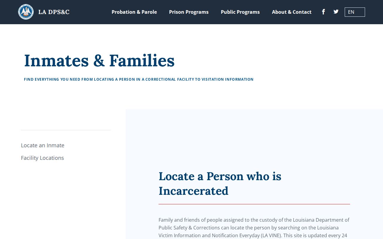 LA VINE custody search after a Jefferson Davis Parish arrest